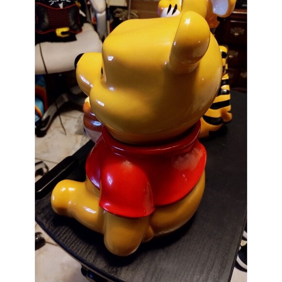 Vintage Disney's Winnie the Pooh Tigger & Winnie Cookie Jar Pair RARE - Picture 15 of 16